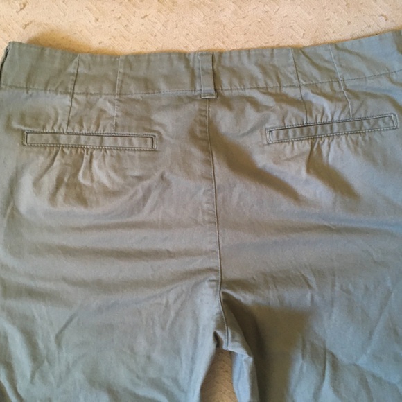 Lee Midrise Fit Sea-Green Capris Ladies Sz 14 Preowned Pants - Picture 3 of 4